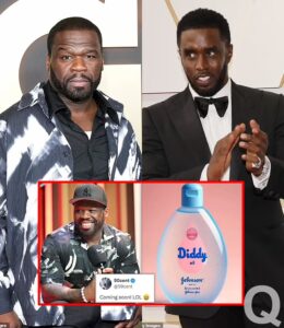 BREAKING NEWS: 50 Cent makes ANOTHER Diddy baby oil quip as damning docuseries heads to Netflix…see more