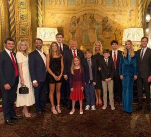 Melania Trump missing from photo of Donald’s “whole” family