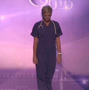 Miss America Contestant Steps Onstage In Nursing Scrubs. But When She Looks Up? My Heart STOPPED! ……