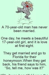 A 70-year-old man has never been married