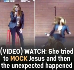 She Attempted to mock Jesus, but What Happened Next Will Surprise You!