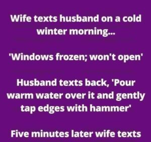 “Frozen Windows: A Hilarious Misunderstanding”